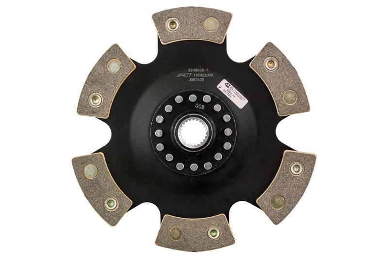 ACT 6 Pad Rigid Race Disc | 1999-2004 Porsche 911 (6240008-1)-C-Dub Tech