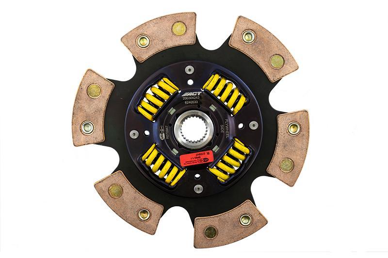 ACT 6 Pad Sprung Race Disc | Multiple Fitments (6240533)-C-Dub Tech