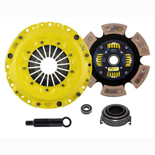 ACT HD Race Clutch Kit w/ Sprung 6-Pad Disc | 99-00 Honda Civic Si / 94-97 Del Sol VTEC & 94-01 Acura Integra (AI4-HDG6)