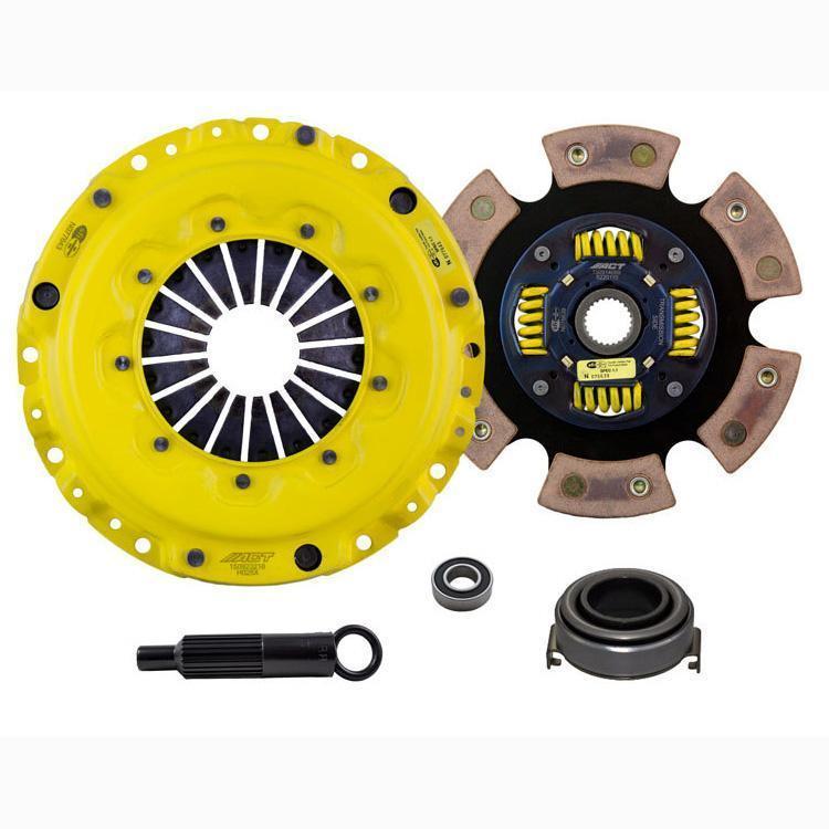 ACT XT Race Clutch Kit w/ Sprung 6-Pad Disc | 99-00 Honda Civic Si / 94-97 Del Sol VTEC & 94-01 Acura Integra (AI4-XTG6)-C-Dub Tech