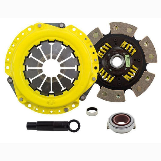 ACT Sport Race Clutch Kit w/ Sprung 6-Pad Disc | 02-11 Honda Civic Si & 02-06 Acura RSX / 04-08 TSX (AR1-SPG6)-C-Dub Tech