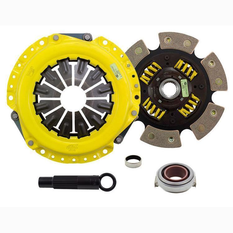 ACT XT Race Clutch Kit w/ Sprung 6-Pad Disc | 02-11 Honda Civic Si & 02-06 Acura RSX / 04-08 TSX (AR1-XTG6)-C-Dub Tech