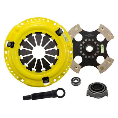 ACT XT Race Clutch Kit w/ Rigid 4-Pad Disc | 92-05 Honda Civic / 93-97 Del Sol & 97-05 Acura EL (HC5-XTR4)-C-Dub Tech