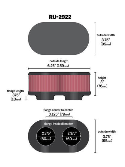 KN Universal Air Filter