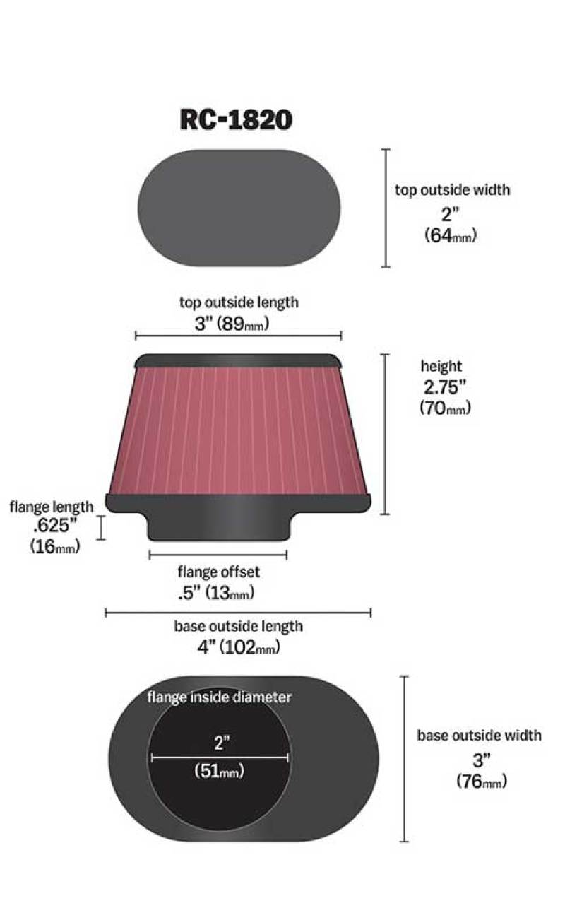 KN Universal Air Filter