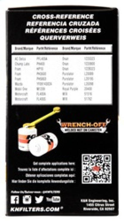 KN Premium Wrench-Off Oil Filt