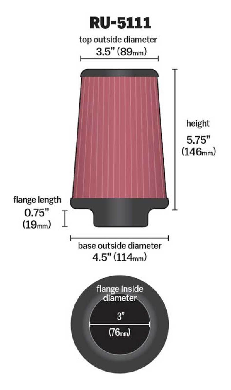 KN Universal Air Filter