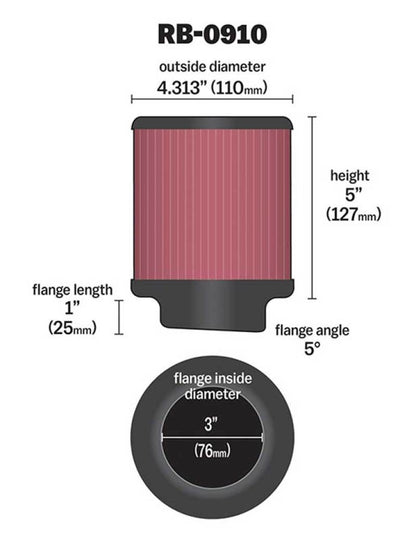 KN Universal Air Filter