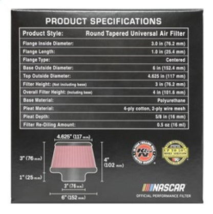 KN Universal Air Filter