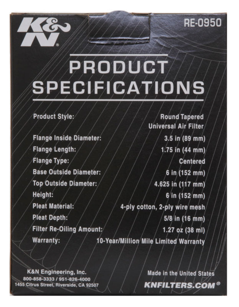 KN Universal Air Filter
