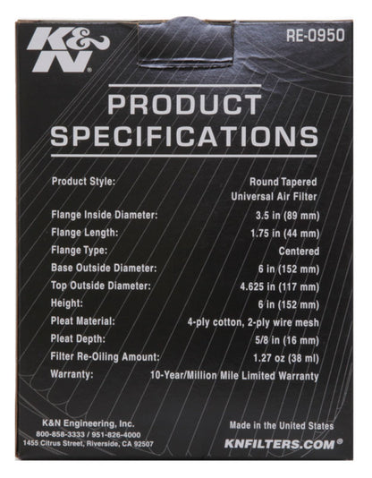 KN Universal Air Filter