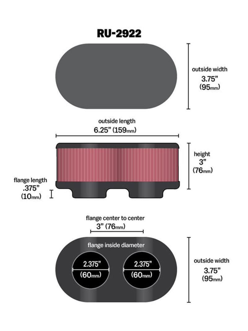 KN Universal Air Filter