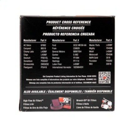KN Inline Fuel Filter