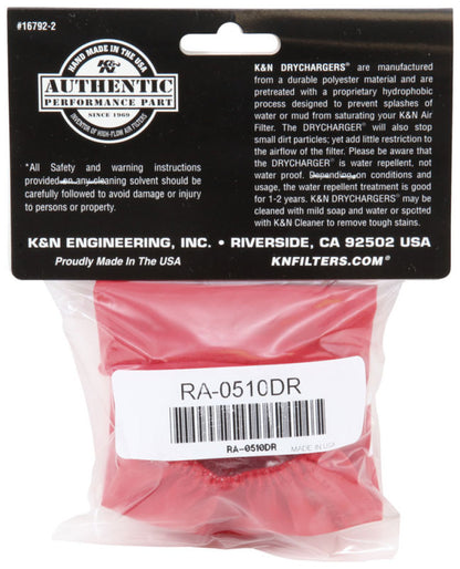 KN DryCharger Air Filter Wrap