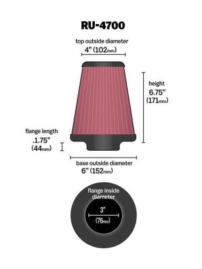 KN Universal Air Filter