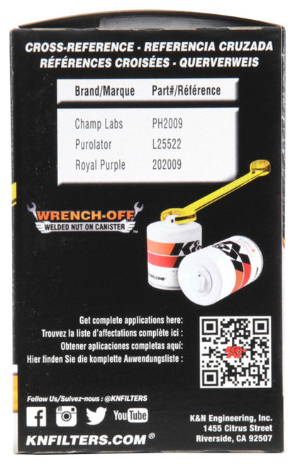 KN Premium Wrench-Off Oil Filt