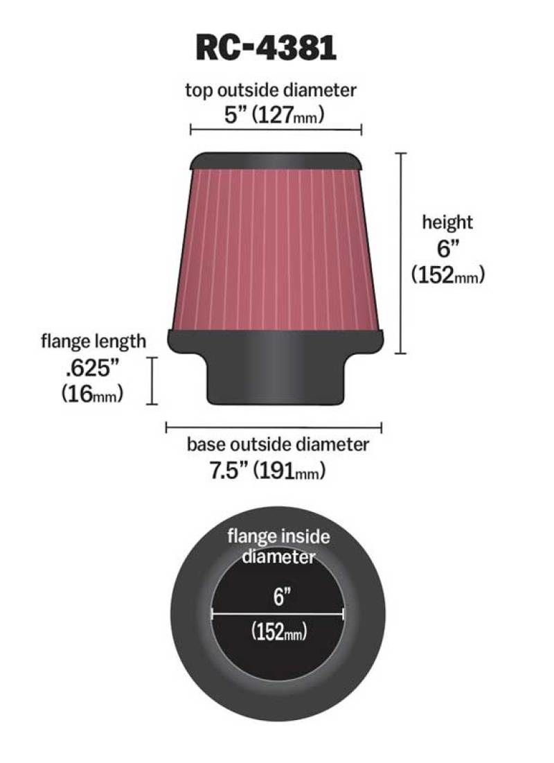 KN Universal Air Filter