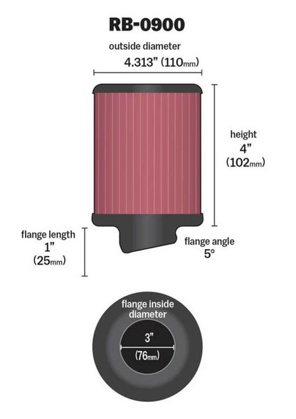 KN Universal Air Filter
