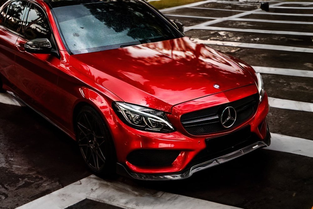 Gloss Paint Metallic Cherry Red