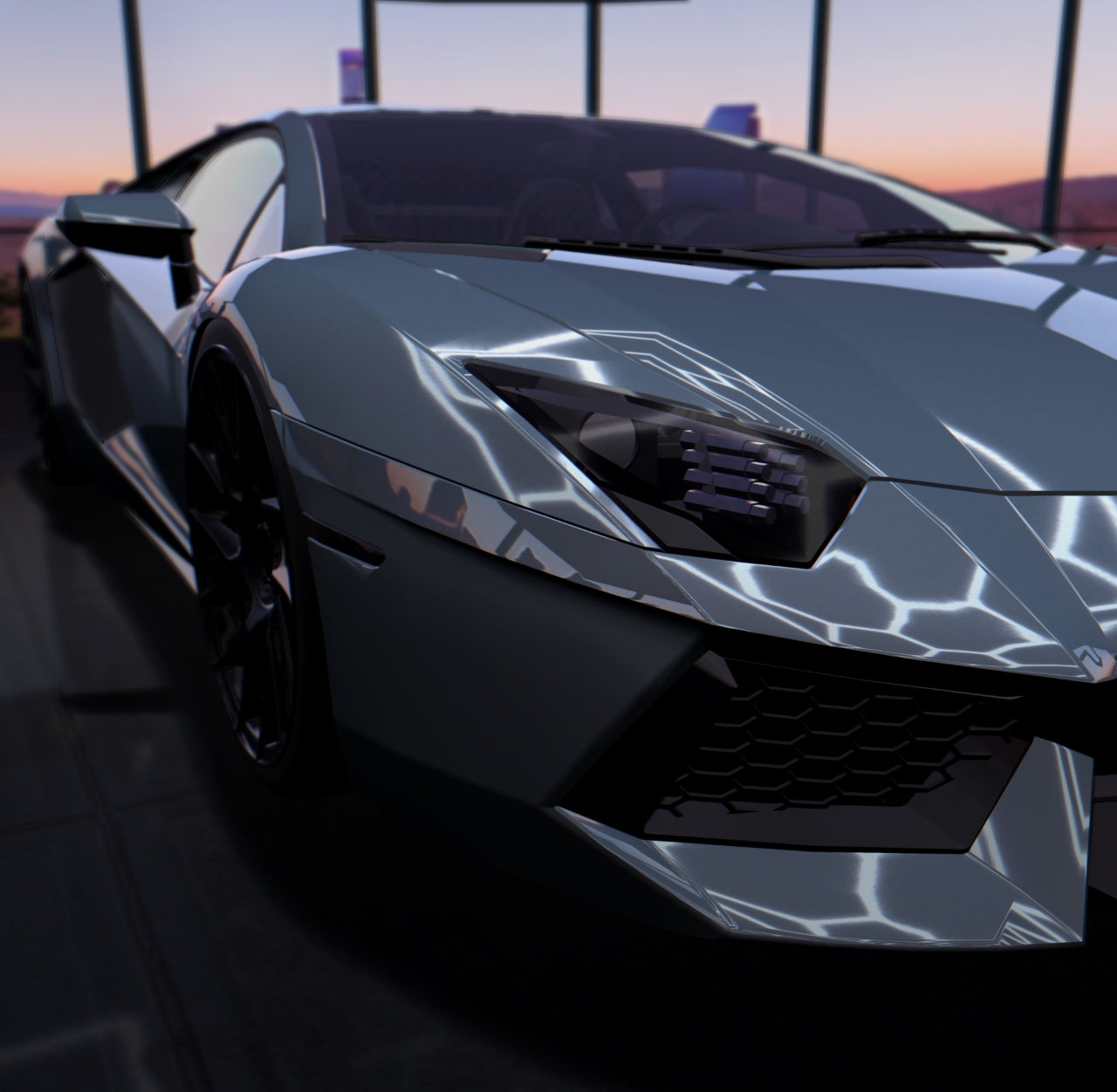 Gloss Paint Metallic Liquid Blue