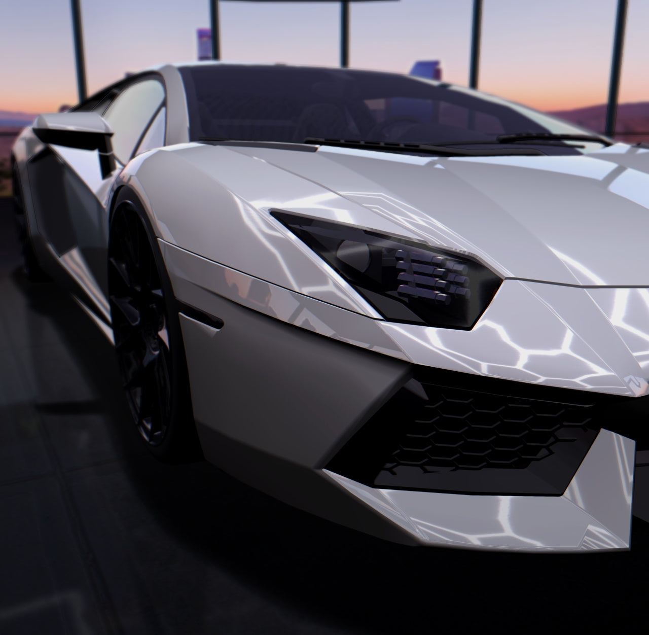 Gloss Paint Metallic Liquid White