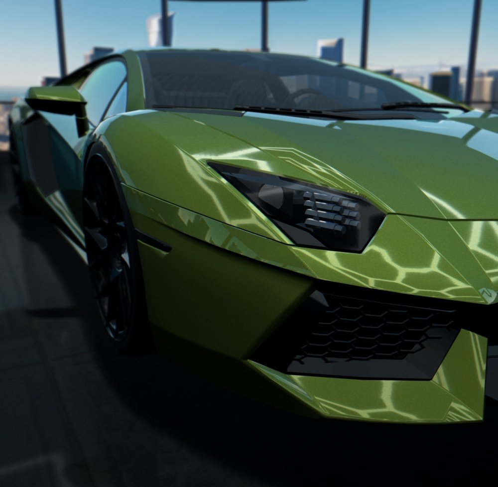 Gloss Paint Metallic Mamba Green