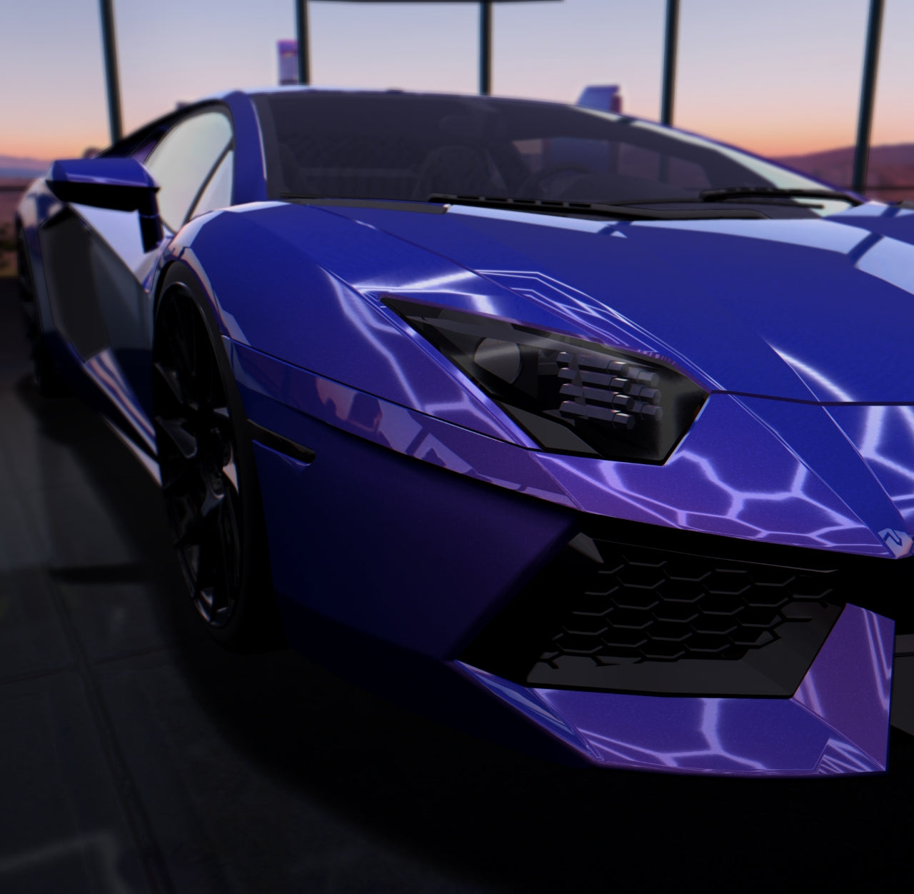 Gloss Paint Metallic Polar Purple