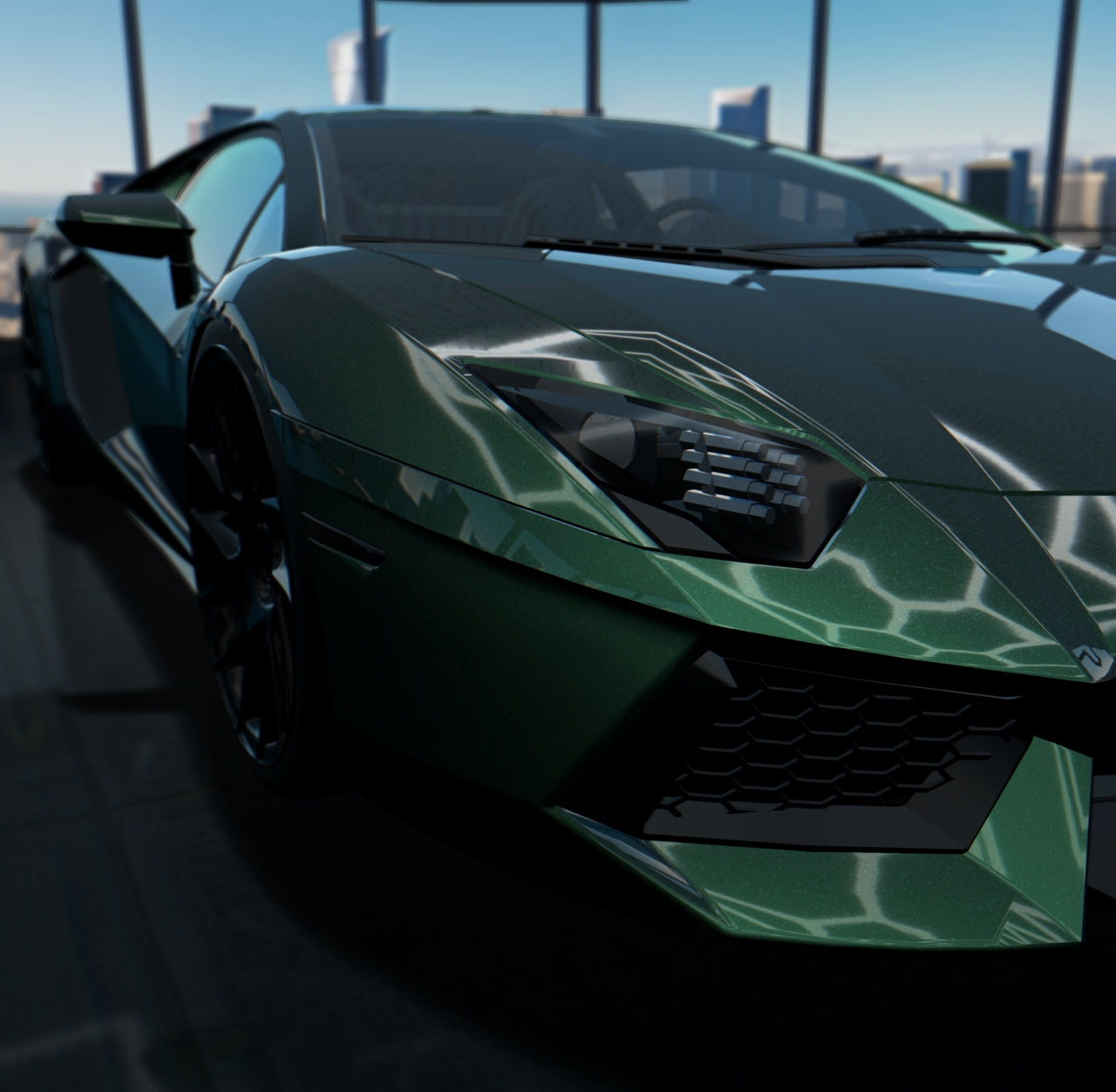 Gloss Paint Metallic Royal Green