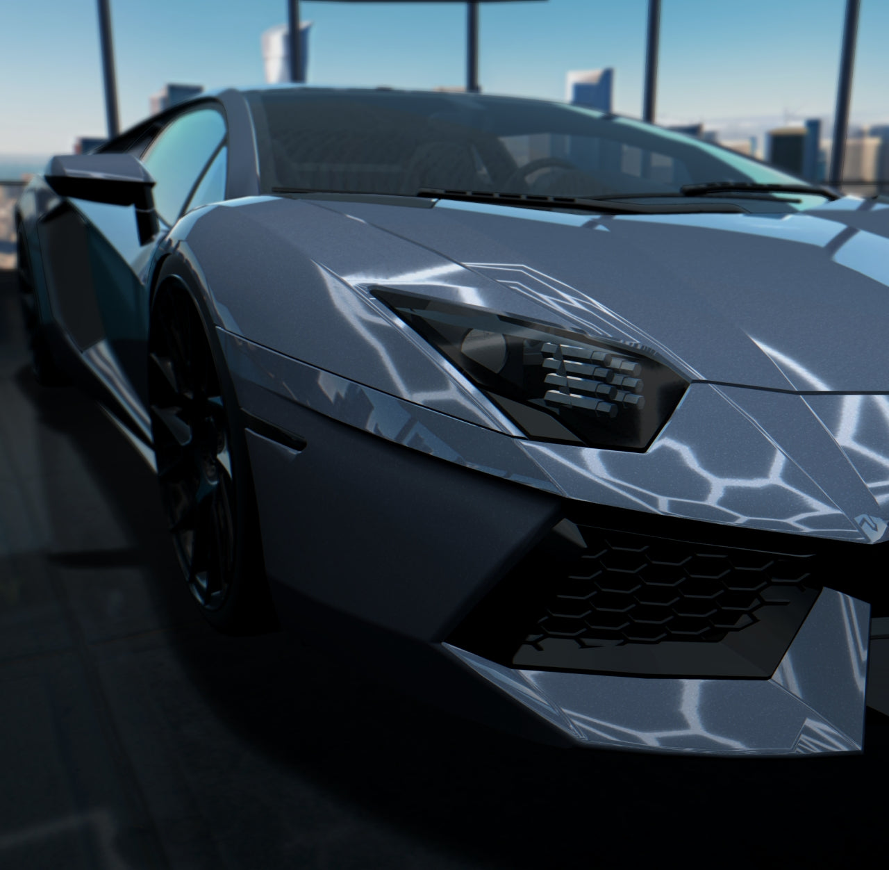 Gloss Paint Metallic Space Grey