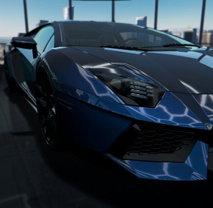 Gloss Paint Metallic Tanzanite Blue