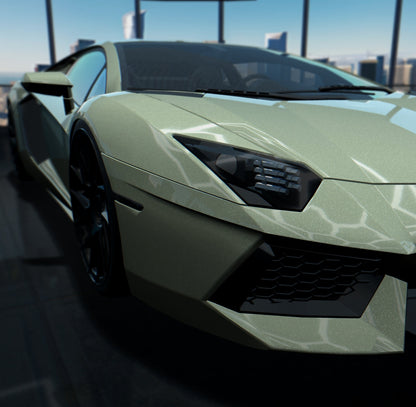 Gloss Sparkle Khaki Green