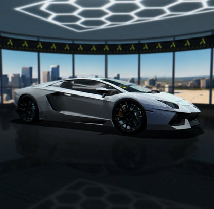 Gloss White Blue Shift