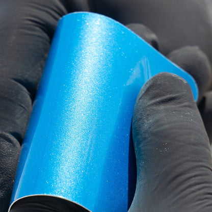 Glossy Metallic Sea Blue