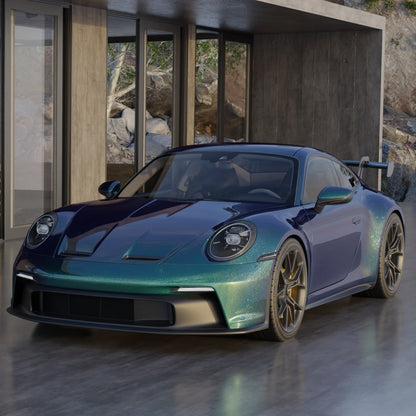 Hyper Gloss Diamond Nebula Green Blue Purple PPF