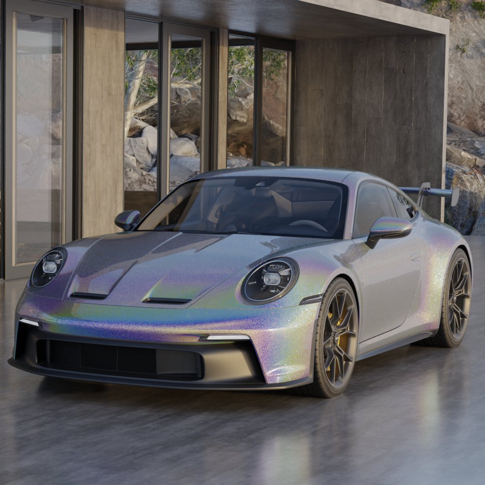 Hyper Gloss Iridescent Silver PPF