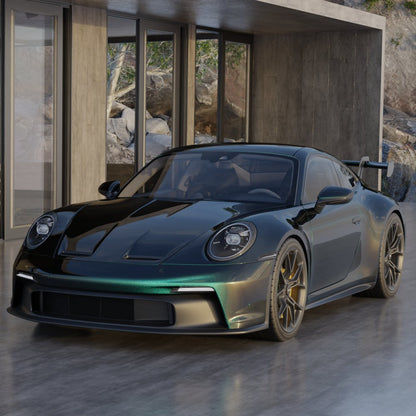 Hyper Gloss Paint Metallic Dark Emerald Green PPF