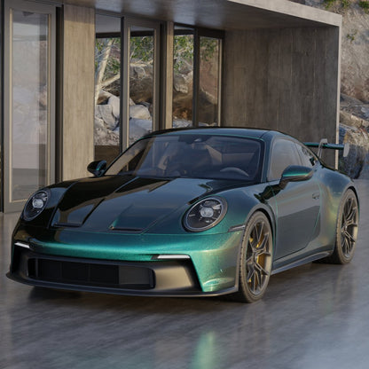 Hyper Gloss Paint Metallic Emerald Green PPF