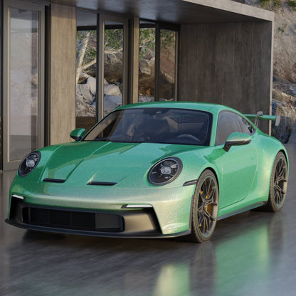 Hyper Gloss Paint Metallic Green Gold Shift PPF