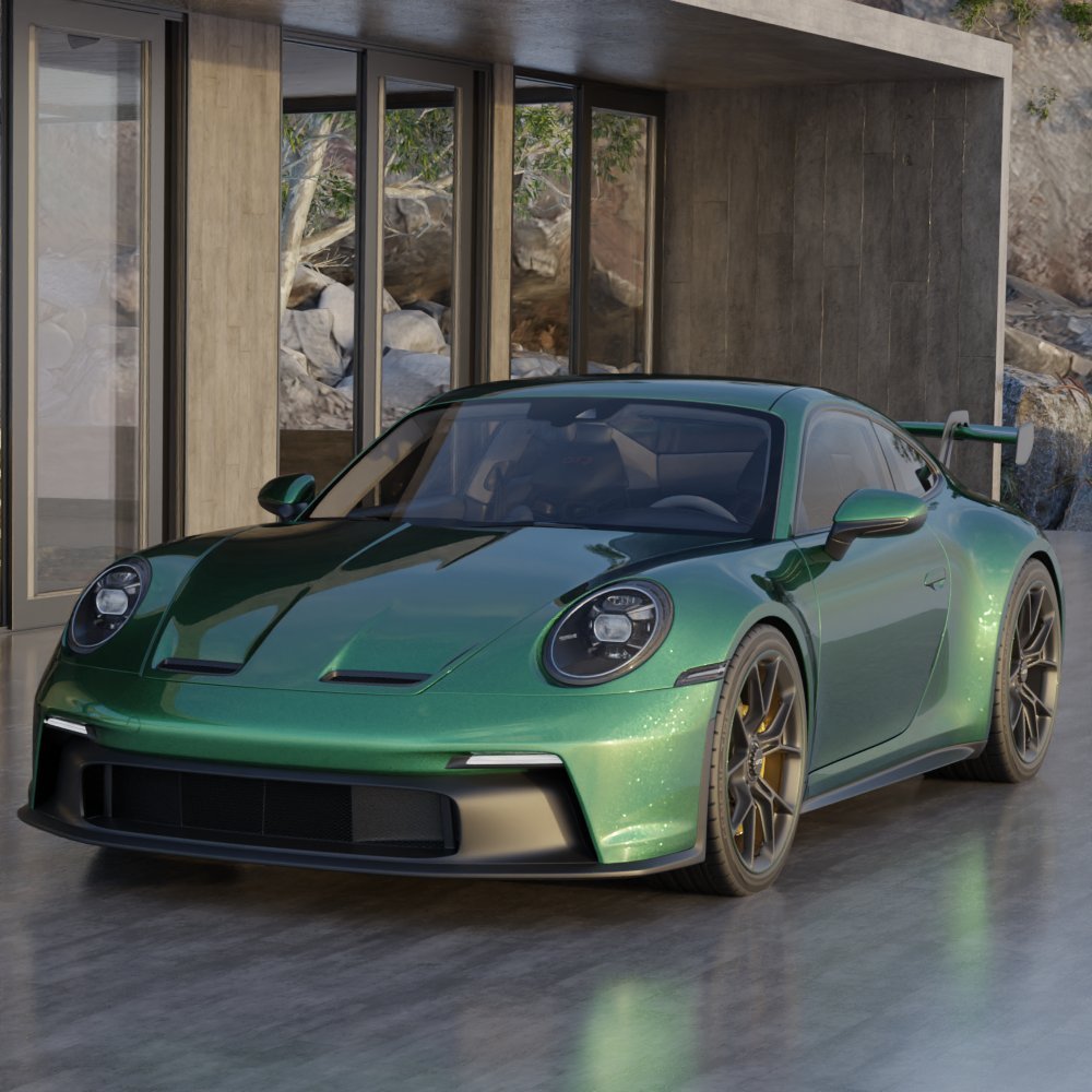 Hyper Gloss Paint Metallic Mamba Green PPF