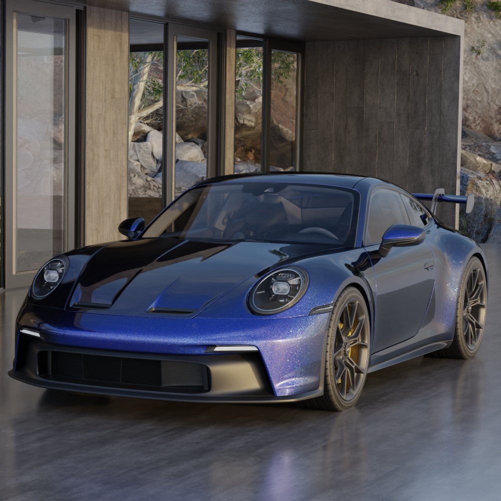 Hyper Gloss Paint Metallic Midnight Blue PPF