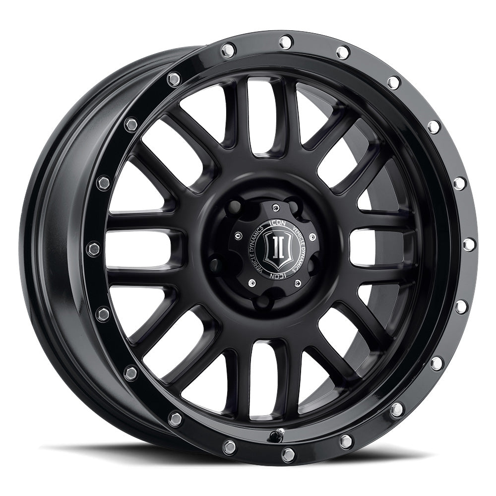 ICON Alloys Alpha Gloss Black 20 X 9 / 6 X 5.5 16mm Offset 5.625" BS