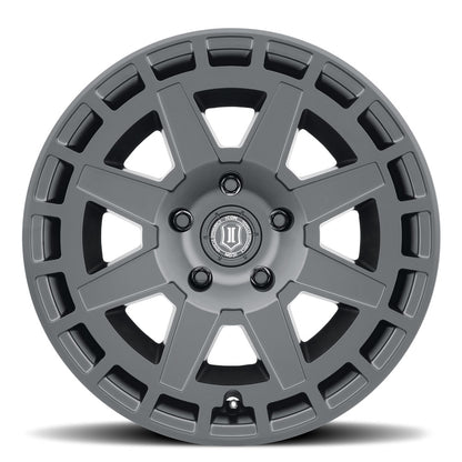 ICON ALLOYS COMPASS SAT BLK - 17 X 8.5 / 6X135 / 6MM / 5" BS