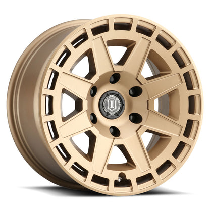 ICON ALLOYS COMPASS SAT BRS - 17 X 8.5 / 5X5 / -6MM / 4.5" BS