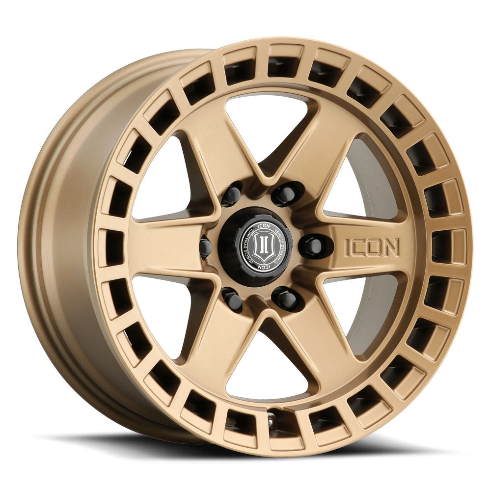 ICON ALLOYS RAIDER BRS SAT - 17 X 8.5 / 6 X 135 / 6 MM / 5" BS