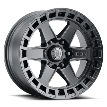 ICON ALLOYS RAIDER TITANIUM - 17 X 8.5 / 6 X 5.5 / 0 MM / 4.75" BS