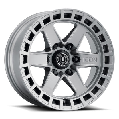 ICON ALLOYS RAIDER TITANIUM - 17 X 8.5 / 6 X 120 / 0 MM / 4.75" BS