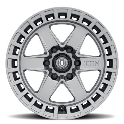 ICON ALLOYS RAIDER TITANIUM - 17 X 8.5 / 6 X 5.5 / 0 MM / 4.75" BS