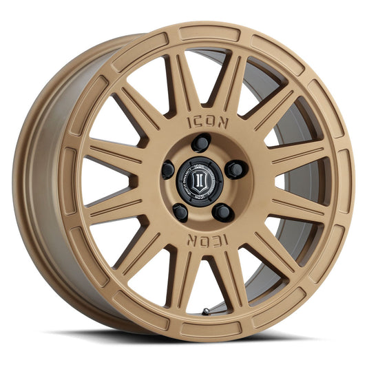 ICON ALLOYS RICOCHET SAT GOLD - 17 X 8 / 5 X 100 / 38 MM / 6" BS