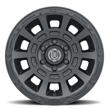 ICON ALLOYS THRUST SAT BLK - 17 X 8.5 / 5 X 150 / 25 MM / 5.75" BS