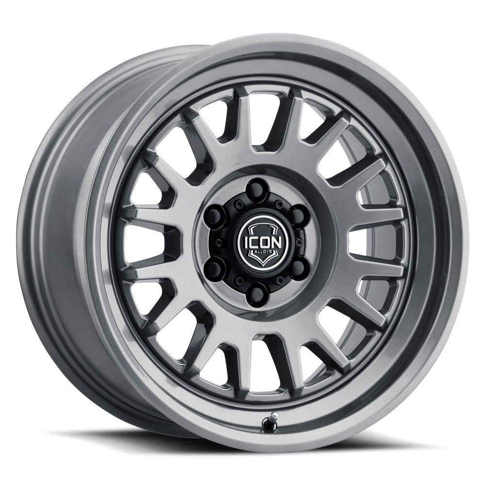 ICON Alloys Anza Gun Metal 17 X 8.5 / 6 X 5.5 0mm Offset 4.75" BS